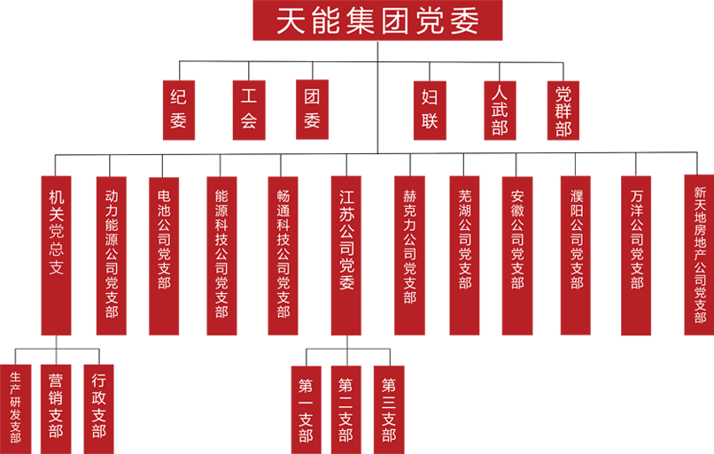游艇会建团党委组织架构